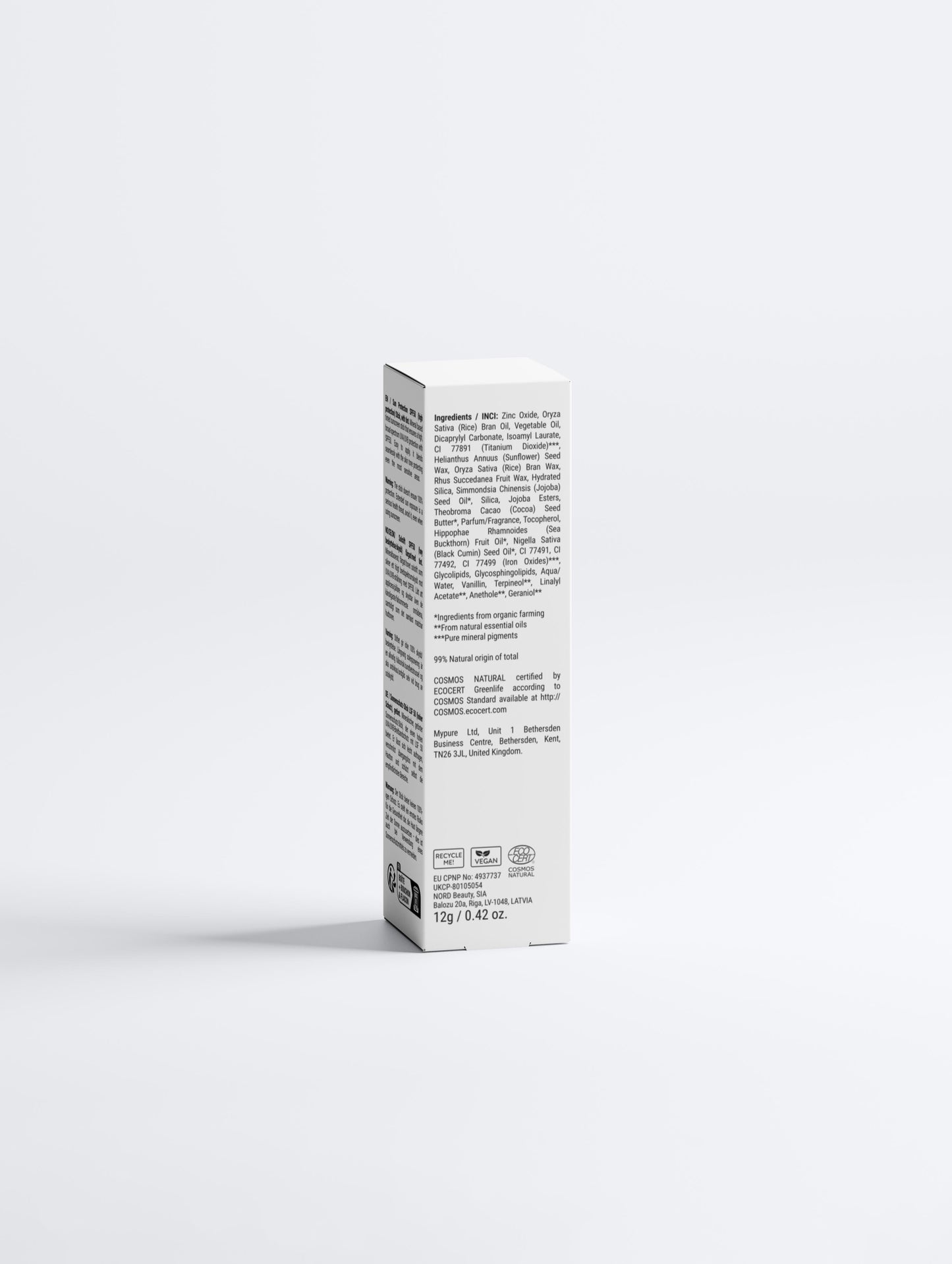 Luxury SPF50 Sunscreen Stick With Tint