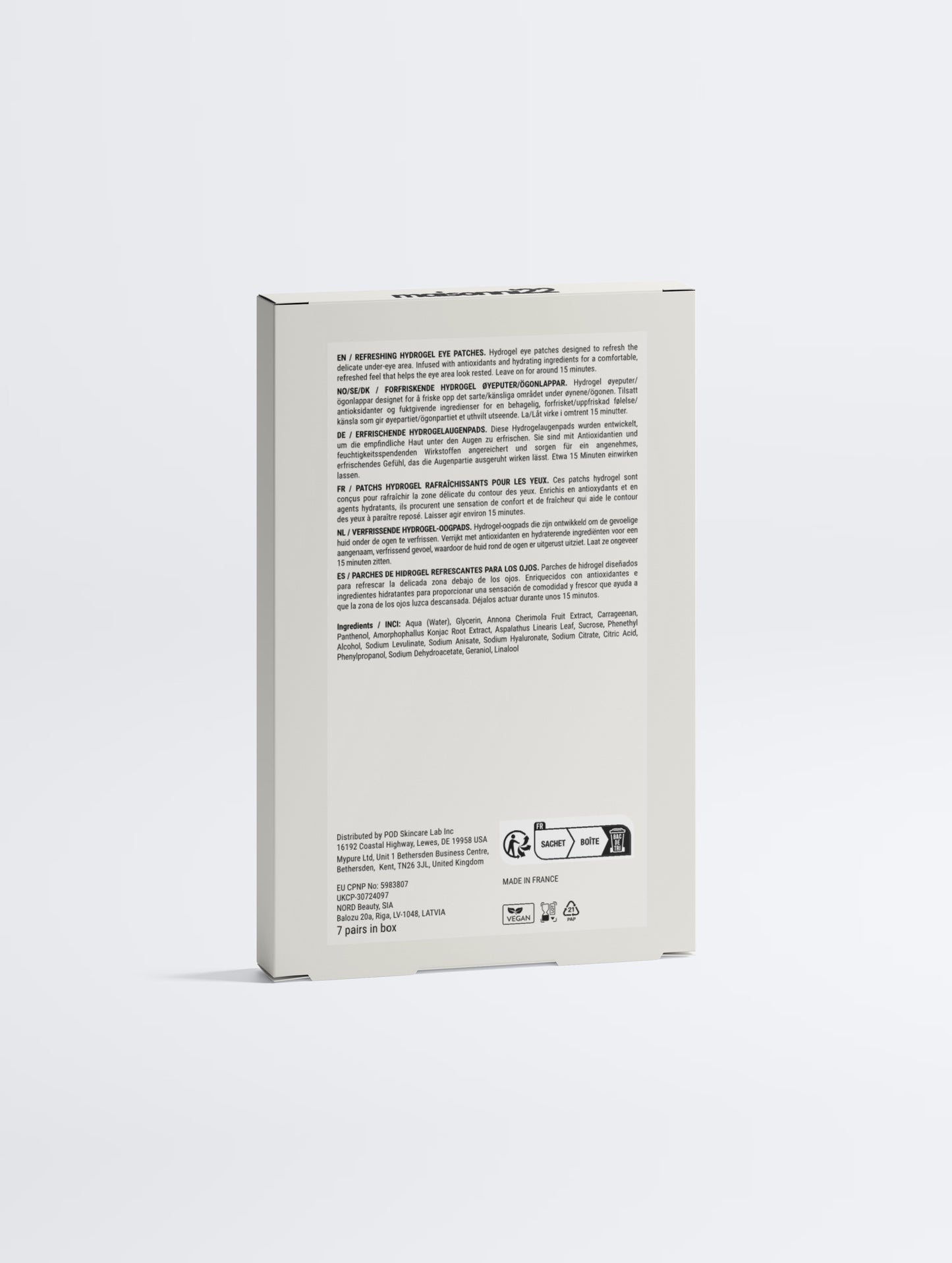 Luxury Anti-Fatigue Hydrogel Eye Patches