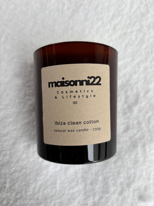 Luxury Candle Ibiza Clean Cotton