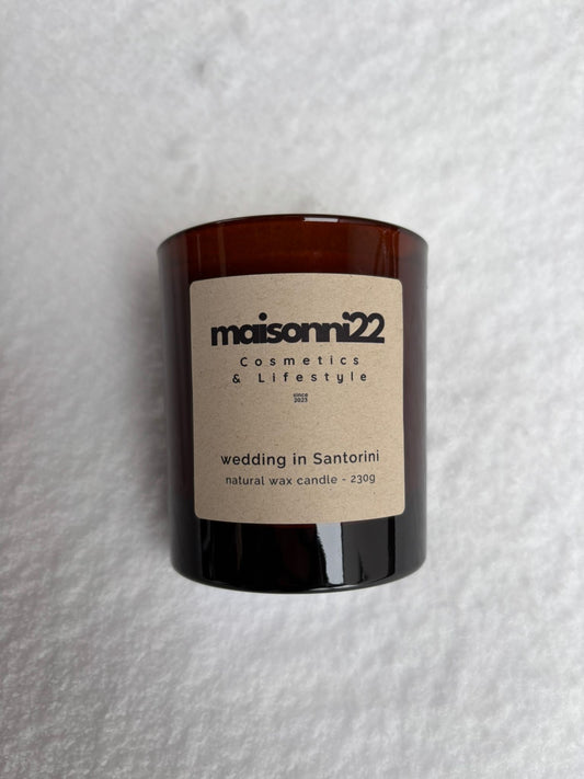 Luxury Candle Wedding In Santorini