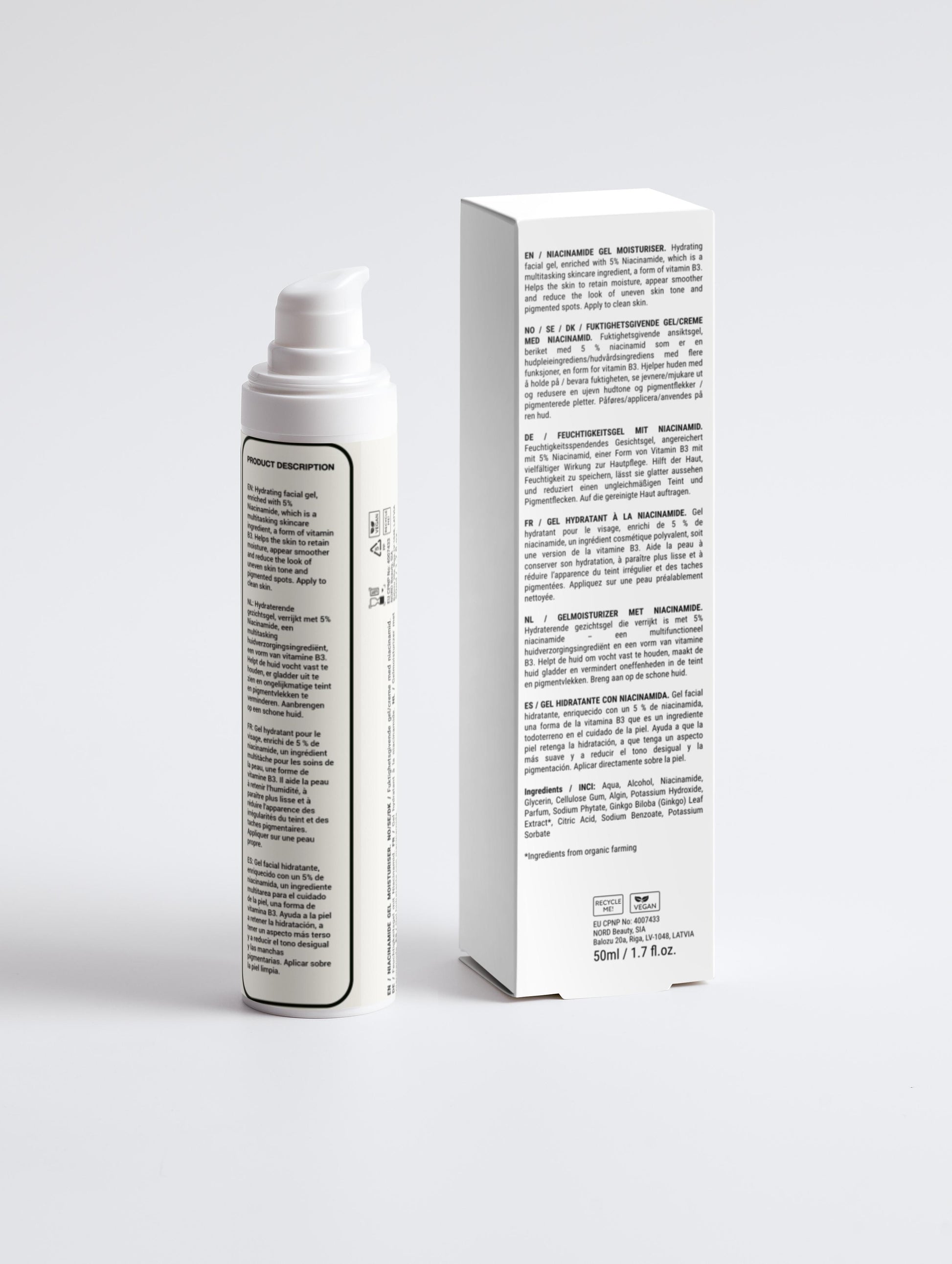 Luxury Niacinamide Gel Moisturiser