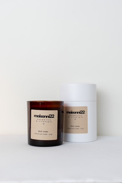 Luxury Candle Dark Cedar