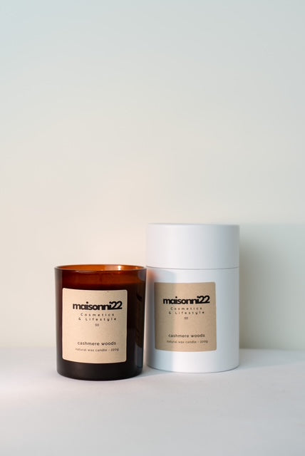 Luxury Candle Cashmere Woods