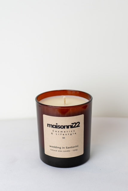 Luxury Candle Wedding In Santorini