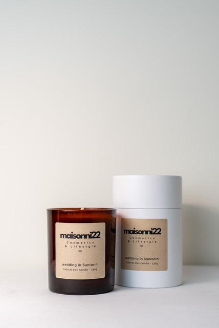 Luxury Candle Wedding In Santorini